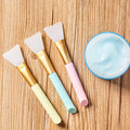 3pcs Silicone Face Mask Brushes, Flexible Facial Mud Mask Applicator Brush, Skin Care Gift Baskets for Men Cute Spa Stuff for Girls Ever Beauty Products Skin Care Men Organic Korean Face Skin Care