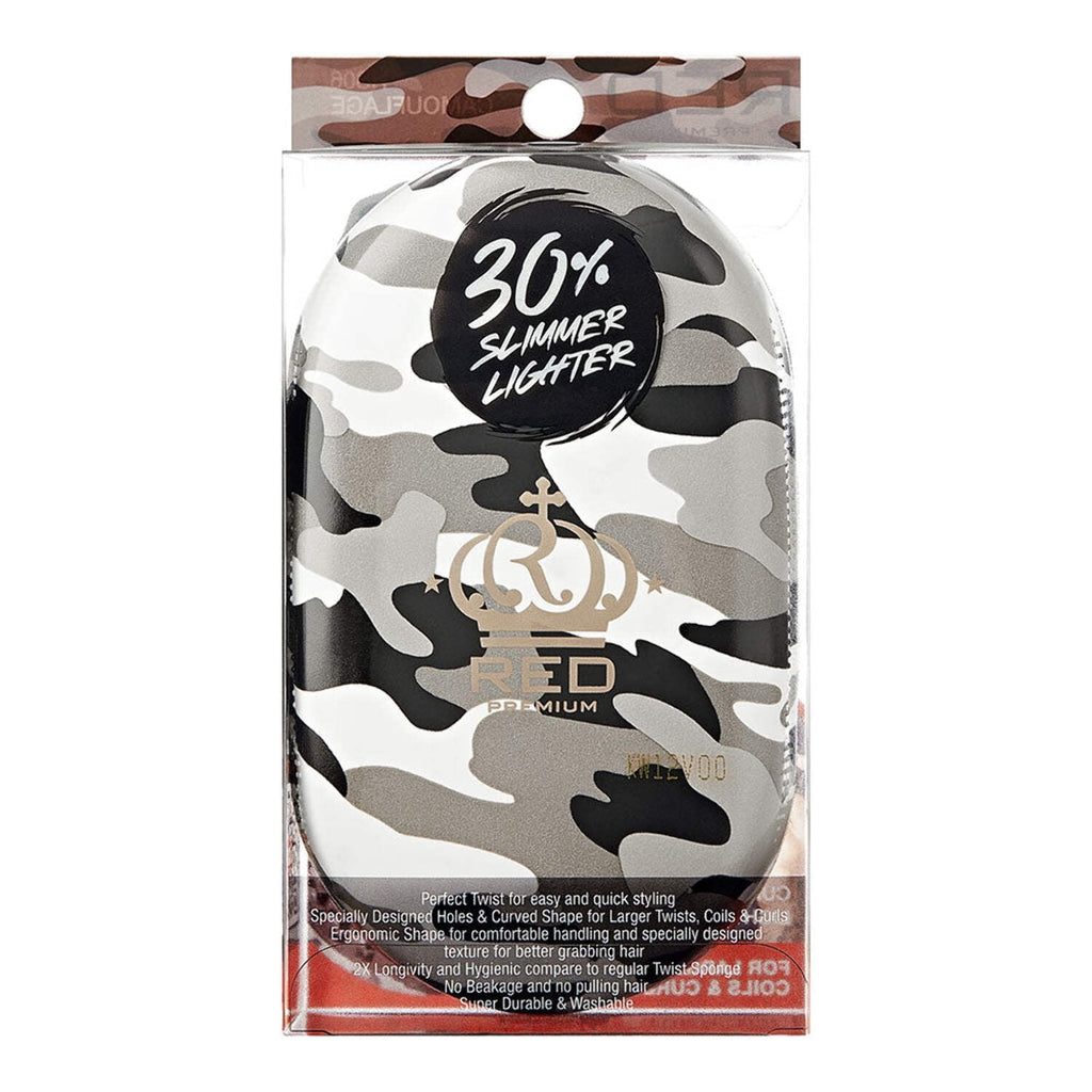 Red by Kiss Bow Wow X Twist King Luxury Twist Styler Washable and Durable Twist Brush for Afro Curl- Slim and Dense (Gold)