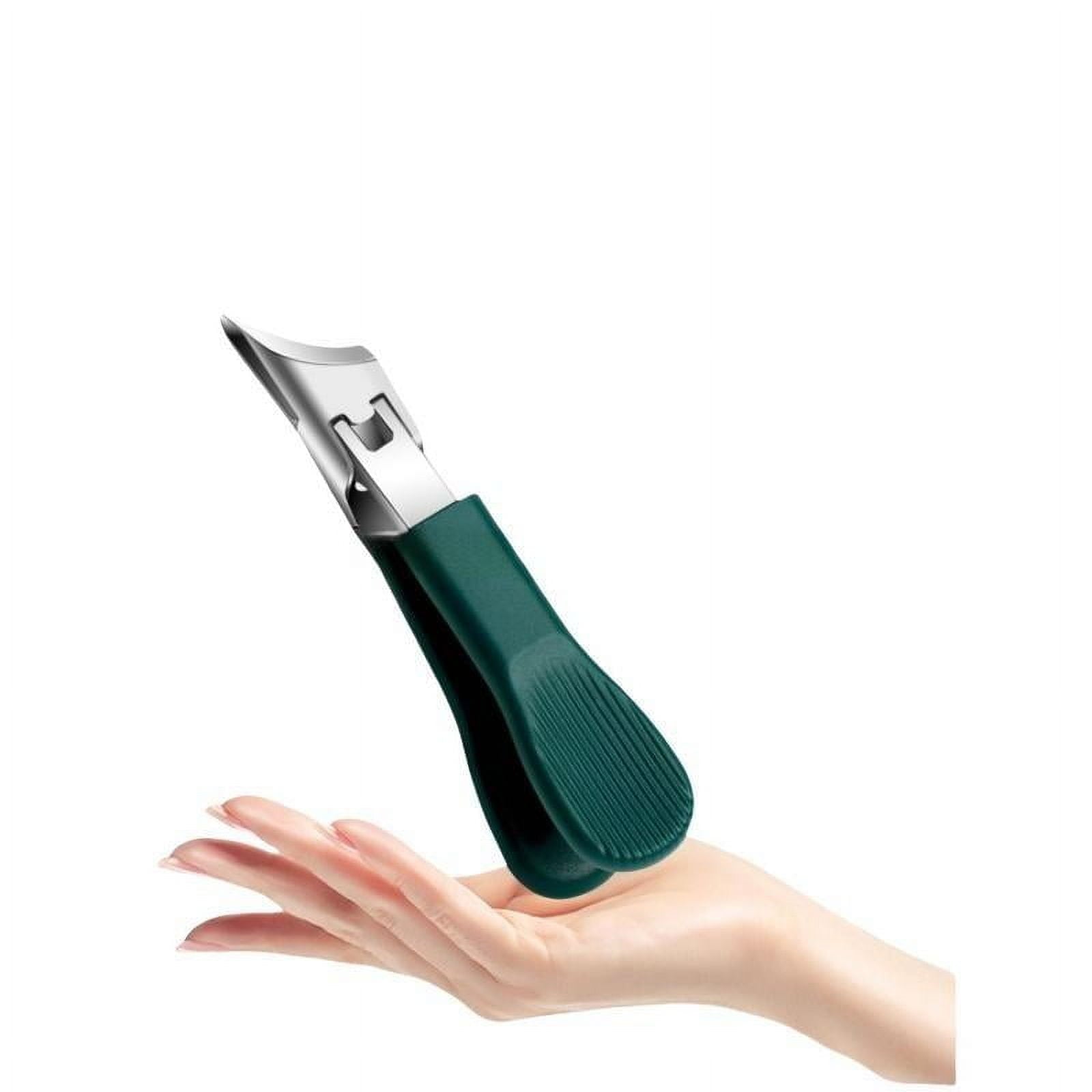 3-Piece Green Eagle Beak Nail Clipper Set – Thick Nail Clipper, Ingrown Toenail Lifter &amp; Nail File | Heavy-Duty Pedicure Kit for Thick &amp; Ingrown Nails, Stainless Steel Grooming Tools for Home