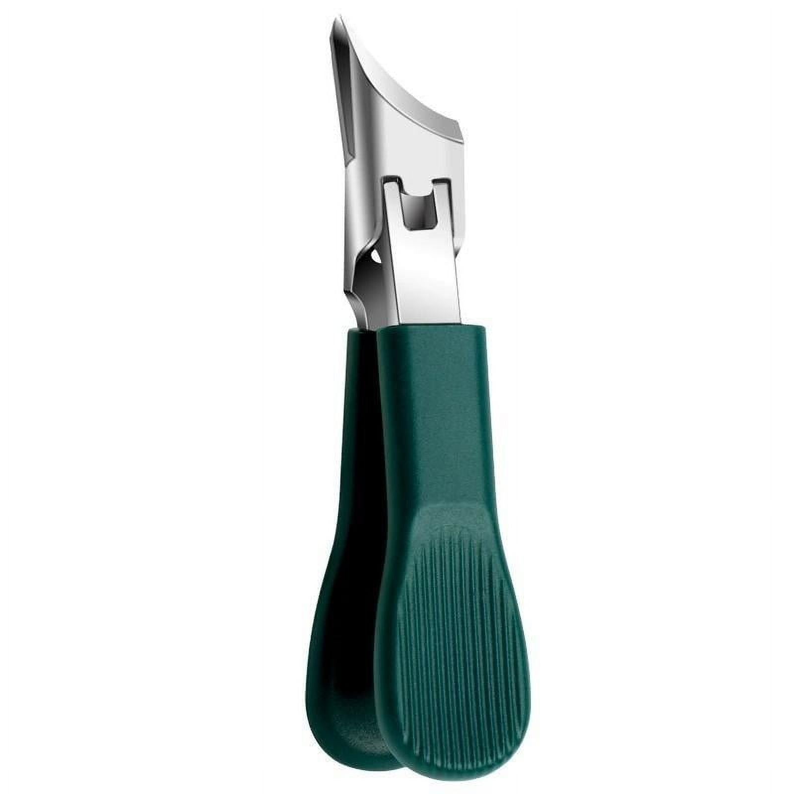 3-Piece Green Eagle Beak Nail Clipper Set – Thick Nail Clipper, Ingrown Toenail Lifter &amp; Nail File | Heavy-Duty Pedicure Kit for Thick &amp; Ingrown Nails, Stainless Steel Grooming Tools for Home