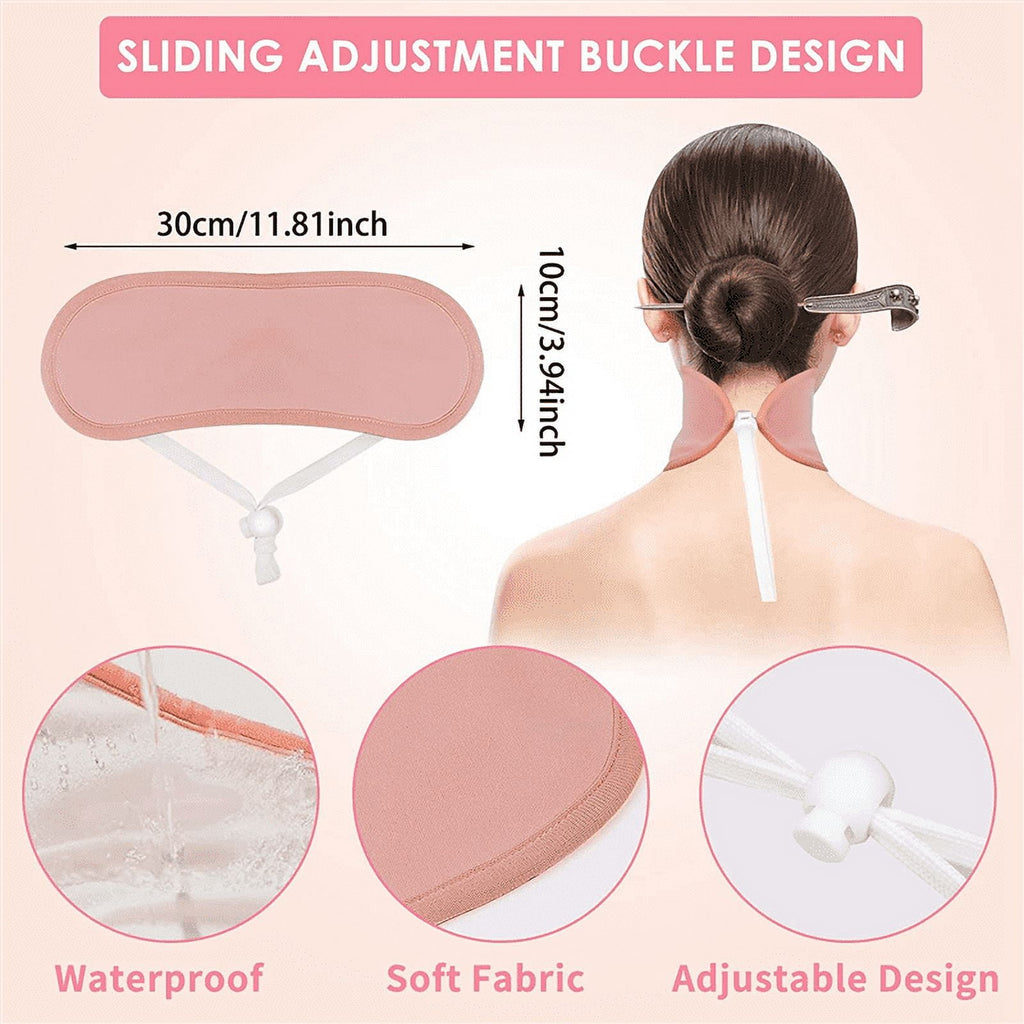 Reusable Organic Pack Kit, Adjustable Elastic Strap Bamboo Cotton Machine Washable Anti Oil Leak (Pink)