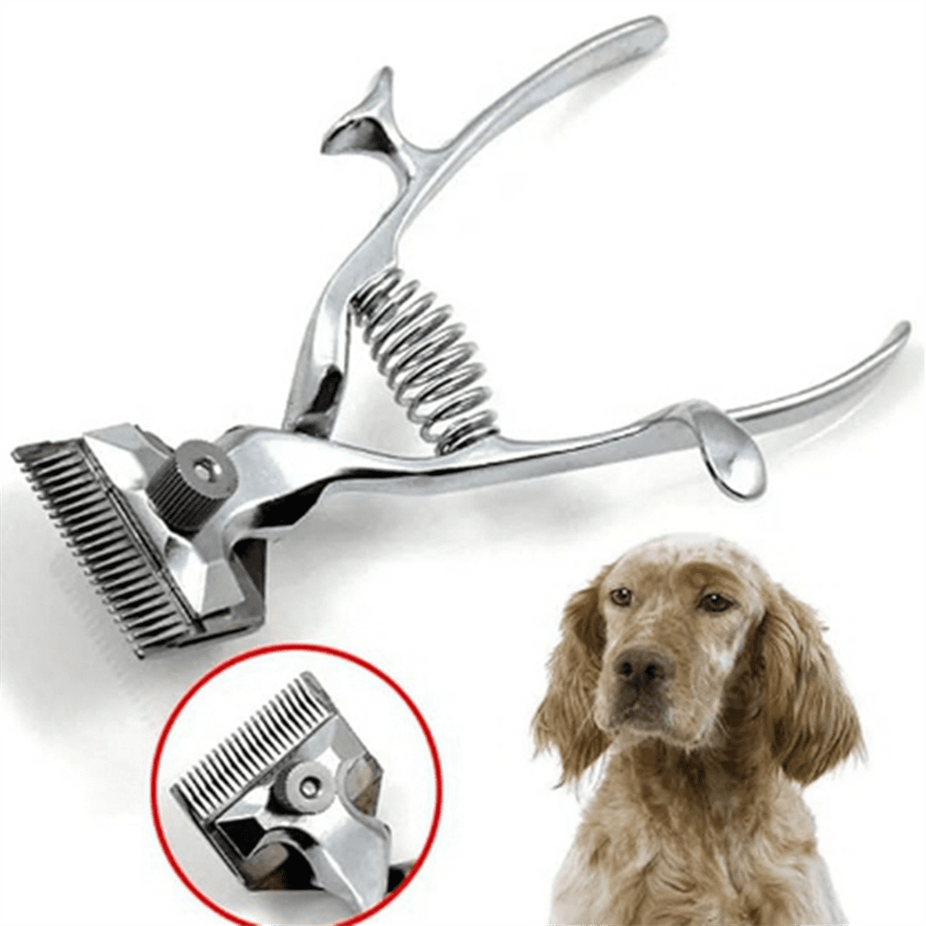 Professional Manual Hair Clipper Pet Grooming Scissors Clippers Mute Barber Tool for Home, Pet Grooming 1PCS Metal As Shown,1x Hair clippers