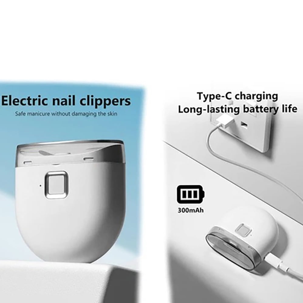 Automatic Electric Nail Clipper, Professional Trimmer for Thick &amp; Hard Nails