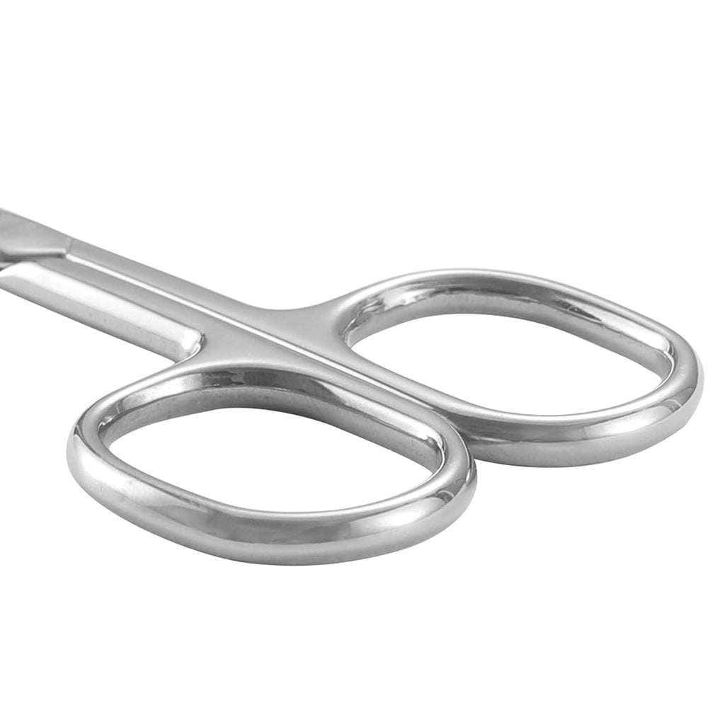 Premium Manicure Scissors Multi-purpose Stainless Steel Cuticle Pedicure Beauty Grooming Kit for Nail, Eyebrow, Eyelash, Dry Skin Curved Blade 3.5 inch