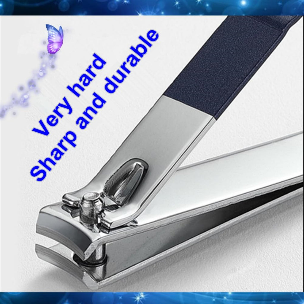 4-Piece Manicure Set, Nail Clippers Kit, Stainless Steel Nail Cutter Care Tools Professional Grooming Kits, Gift for Men, Fathers, and Parents