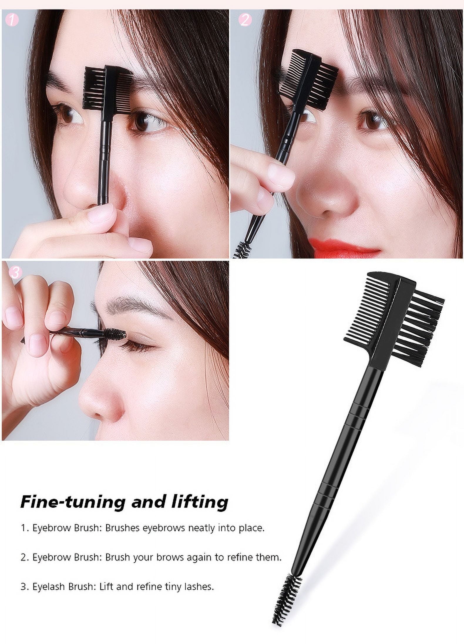 5Pcs/Set Beauty Makeup Beauty Tools Eyebrow Trimming Small Scissors Stainless Steel Eyebrow Scraper Eyebrow Comb Eyebrow Clip Eyebrow Clipper Eyebrow Trimming Scissors Set