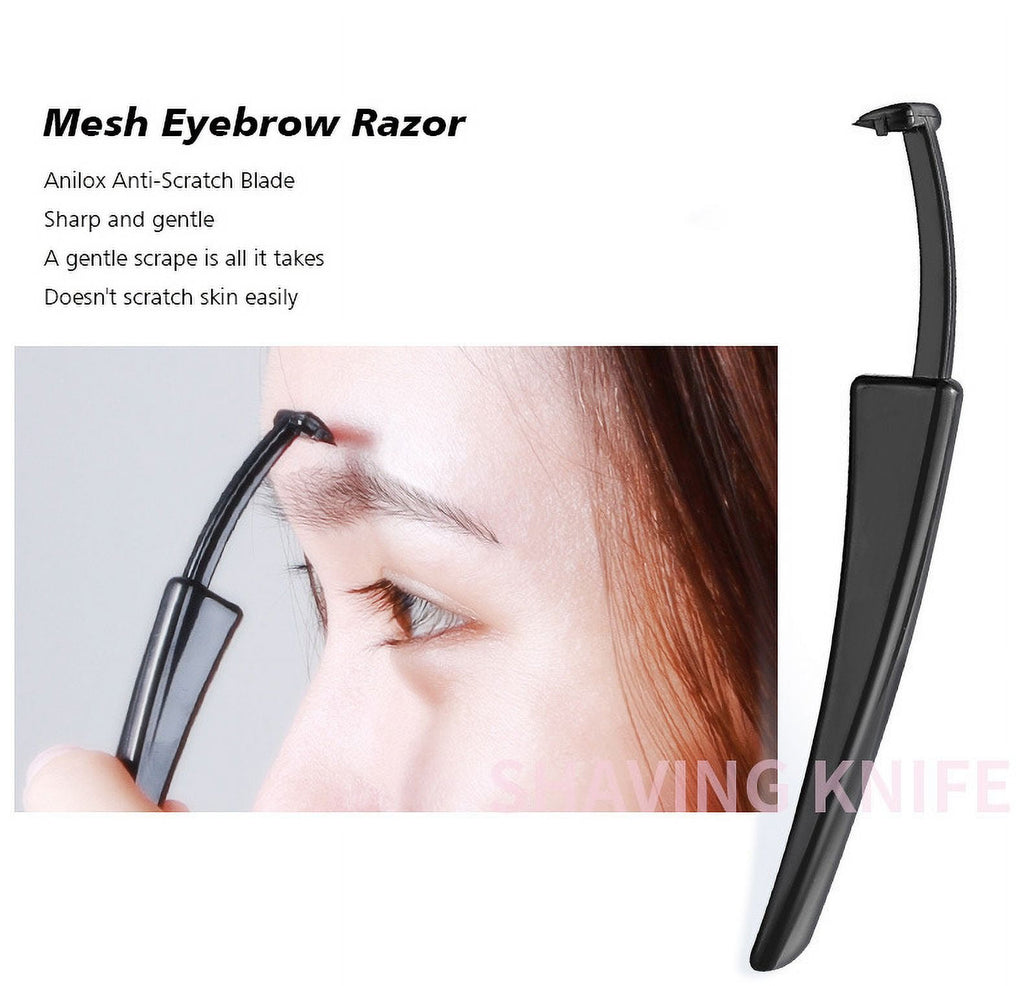 5Pcs/Set Beauty Makeup Beauty Tools Eyebrow Trimming Small Scissors Stainless Steel Eyebrow Scraper Eyebrow Comb Eyebrow Clip Eyebrow Clipper Eyebrow Trimming Scissors Set