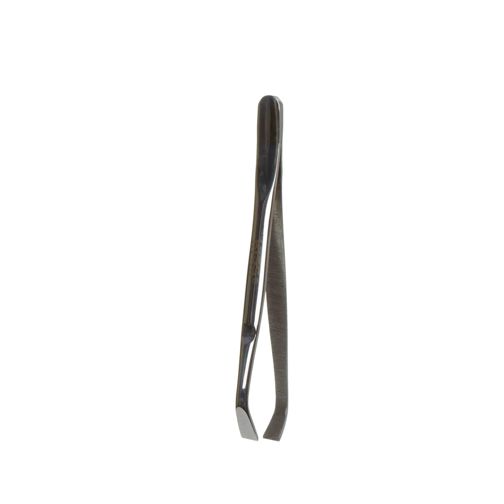 Kiss New York Slant Tip Tweezer | Precision Stainless Steel Eyebrow Tool
