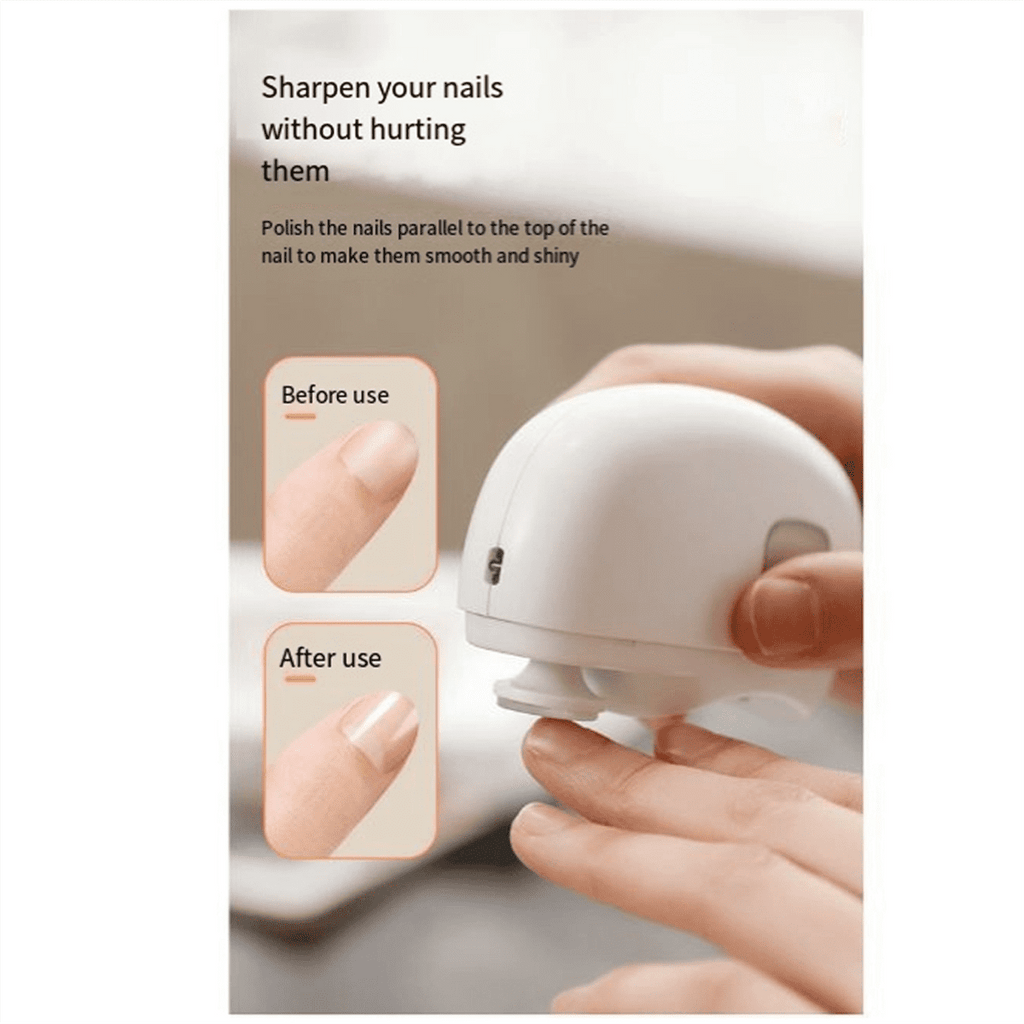 Electric Nail Clipper Grinding and Polishing Multifunctional Portable Automatic Nail Grinder Electric Manicure Tool,B
