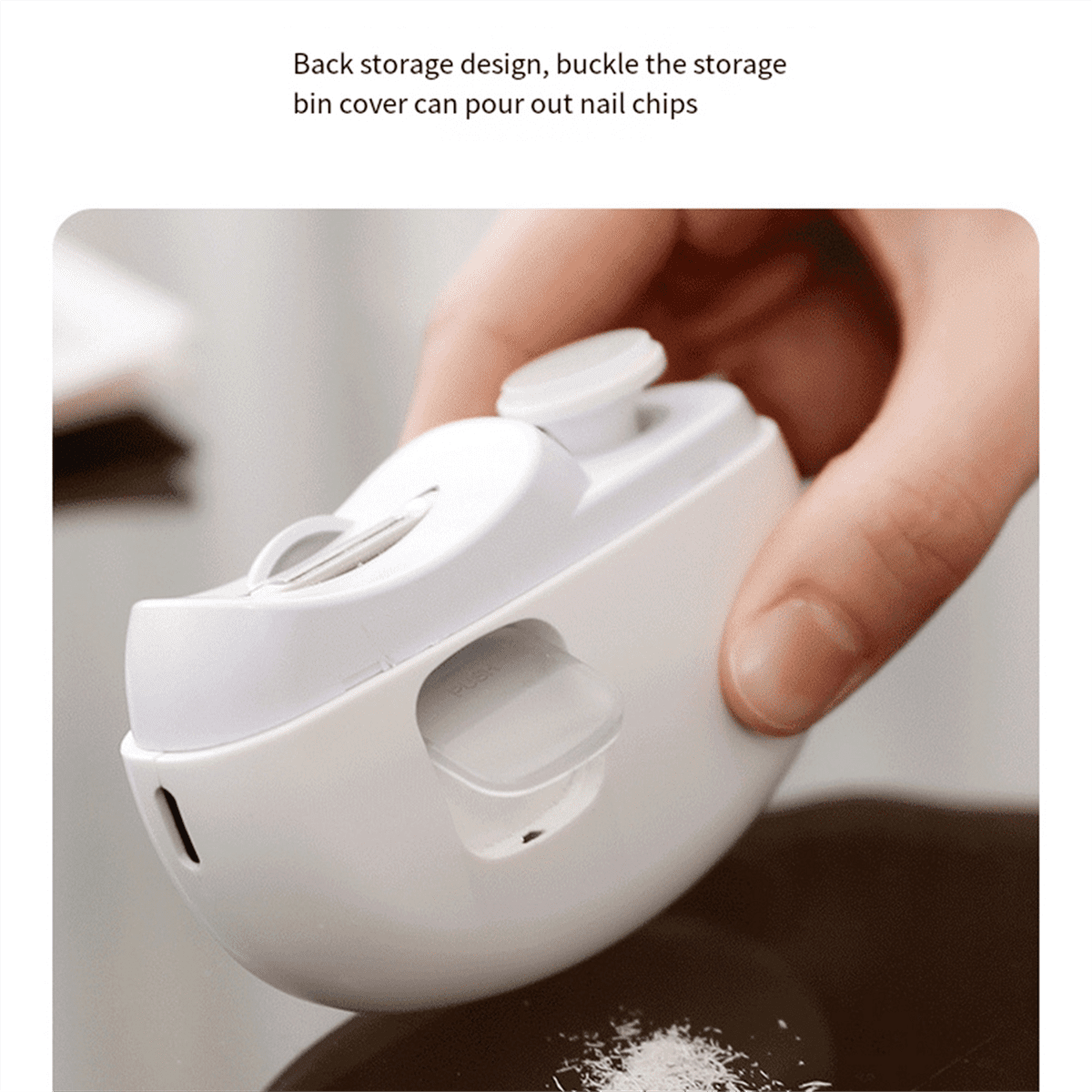 Electric Nail Clipper Grinding and Polishing Multifunctional Portable Automatic Nail Grinder Electric Manicure Tool,B