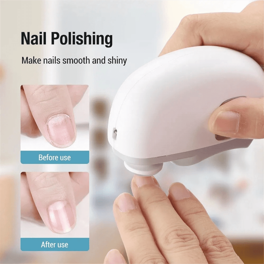 Electric Nail Clipper Grinding and Polishing Multifunctional Portable Automatic Nail Grinder Electric Manicure Tool,B