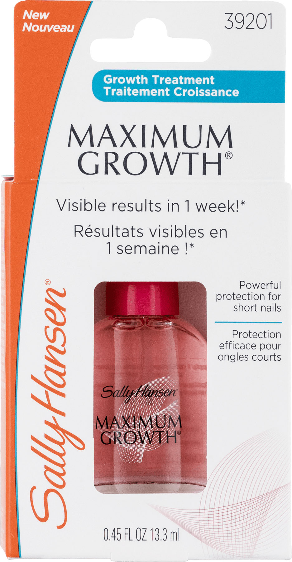 Sally Hansen Maximum Strength Nail Growth Treatment, Transparent Clear