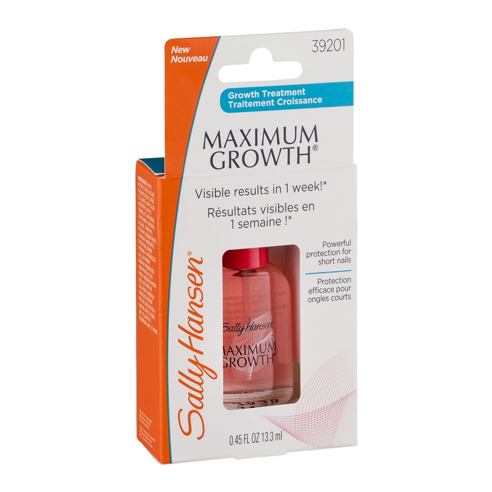 Sally Hansen Maximum Strength Nail Growth Treatment, Transparent Clear