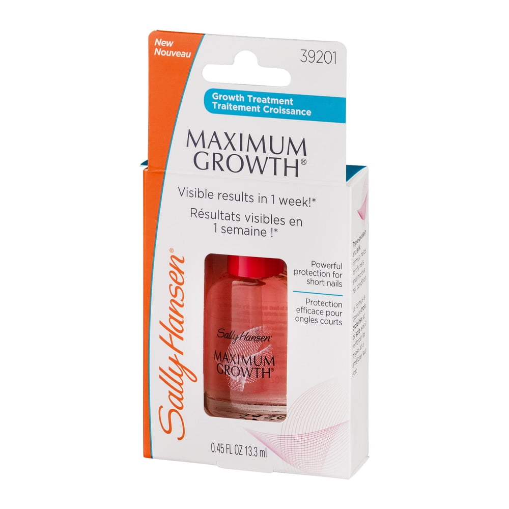 Sally Hansen Maximum Strength Nail Growth Treatment, Transparent Clear