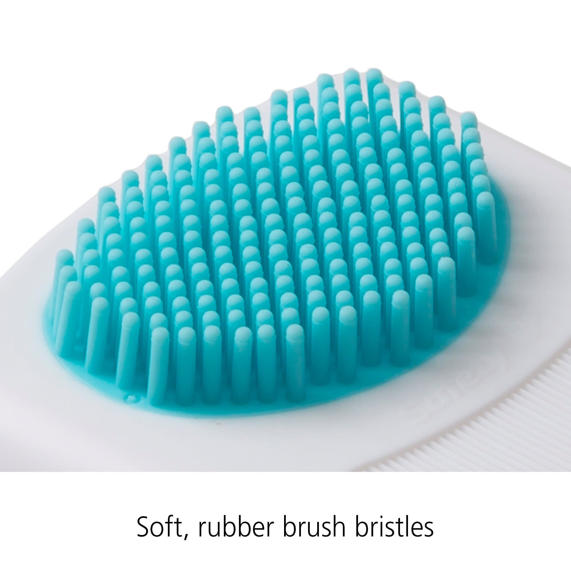 Safety 1st 2-In-1 Rubber Cradle Cap Baby Brush and Comb, Arctic