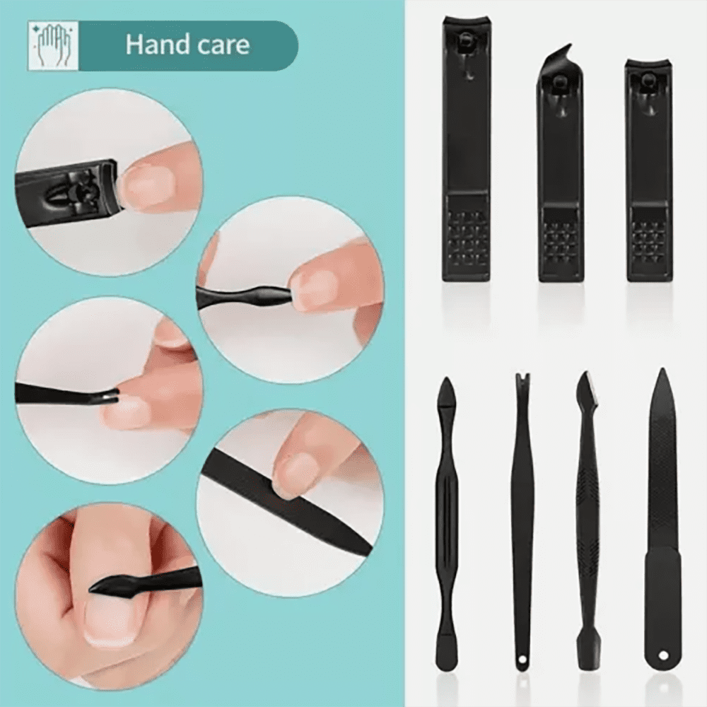 Professional Women's Manicure &amp; Pedicure Kit - 24-Piece Nail Care Set with Scissors, Tweezers &amp; Tools | Toe &amp; Finger Nail Grooming Essentials for Home/Spa.