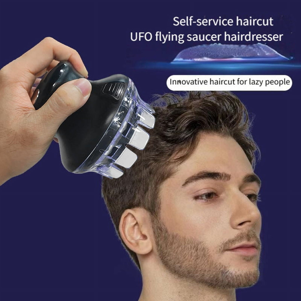 Waterproof Electric Hair Shaver, Hair Clipper, Circular Electric Hair Trimmer, Quick Cut Hair Clippers - USB Rechargeable LED Display Water Resistant Hair Clipper for Bald Men, Home Hair Maintenance