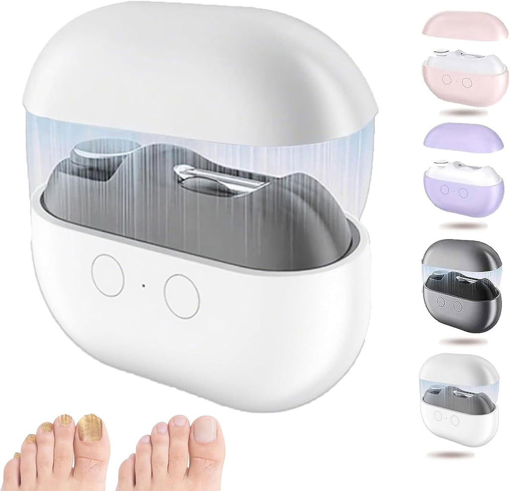 Electric Nail Clippers for Seniors, 3 in 1 Automatic Toe Nail Clippers for Thick Toenails Seniors, Smart 3 Speed Toenail Clippers with Led Light, Perfect for People with Reduced Mobility