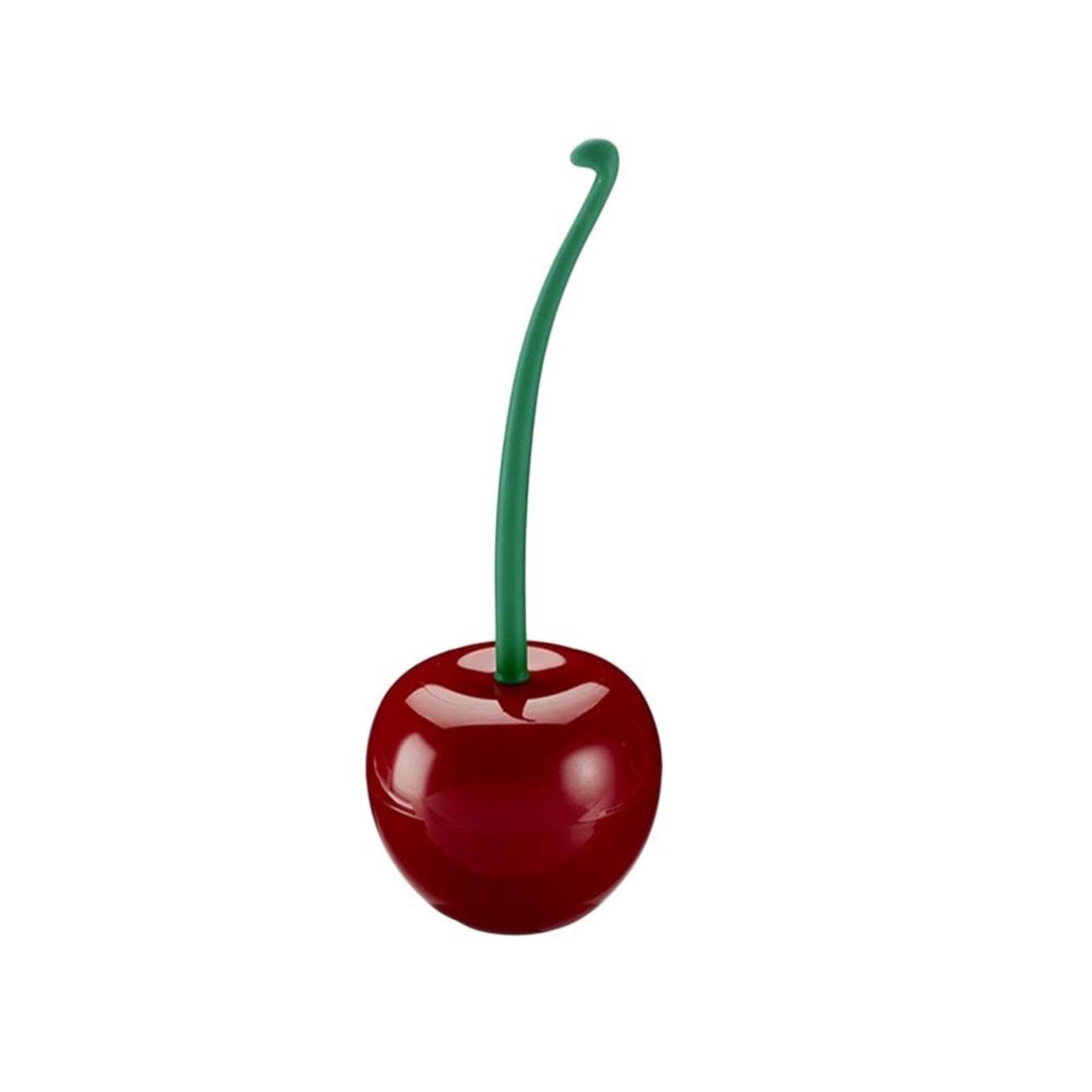 Cherry Toilet Bowl Brush, Cherry Shaped Toilet Brush and Holder Set, F-Ree Standing Toilet Brush, Long Handle Toilet Cleaner Brush for Home Bathroom, Household Bathroom Cleaning Tool