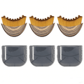 Lymphatic Contour Face Brush, Dry Brushing Face Brush, Lymphatic Drainage for Face, Chin &amp; Jawline Sculpting, Ergonomically Designed to Fit The Skin Precisely and Relieve Fatigue(With case,3PCS)