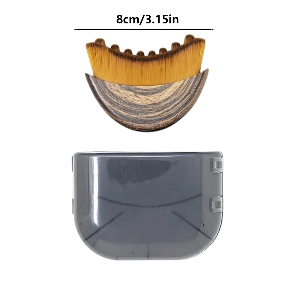 Lymphatic Contour Face Brush, Dry Brushing Face Brush, Lymphatic Drainage for Face, Chin &amp; Jawline Sculpting, Ergonomically Designed to Fit The Skin Precisely and Relieve Fatigue(With case,3PCS)