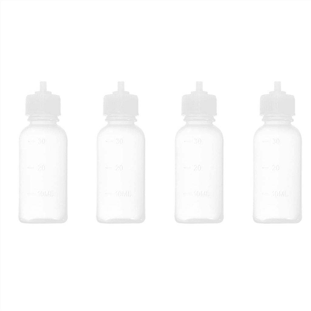 1 Oz Precision Applicator Bottles, 4Pcs 30ml Needle Tip Squeeze Bottle Small Squeeze Bottles Mini Needle Bottle