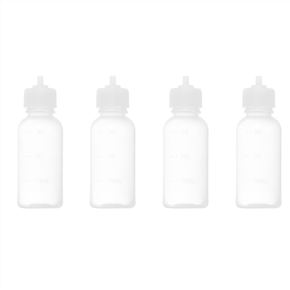 1 Oz Precision Applicator Bottles, 4Pcs 30ml Needle Tip Squeeze Bottle Small Squeeze Bottles Mini Needle Bottle