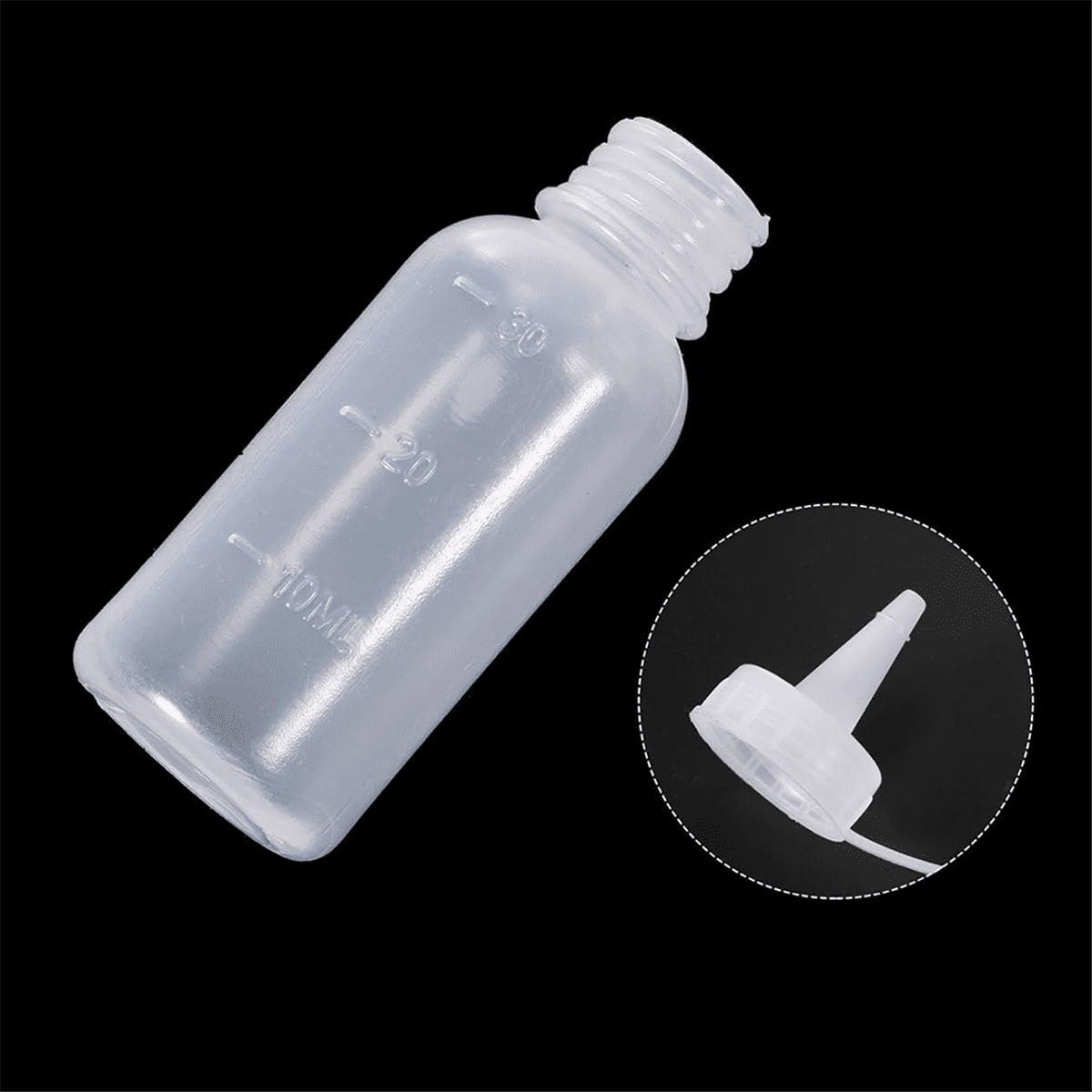 1 Oz Precision Applicator Bottles, 4Pcs 30ml Needle Tip Squeeze Bottle Small Squeeze Bottles Mini Needle Bottle