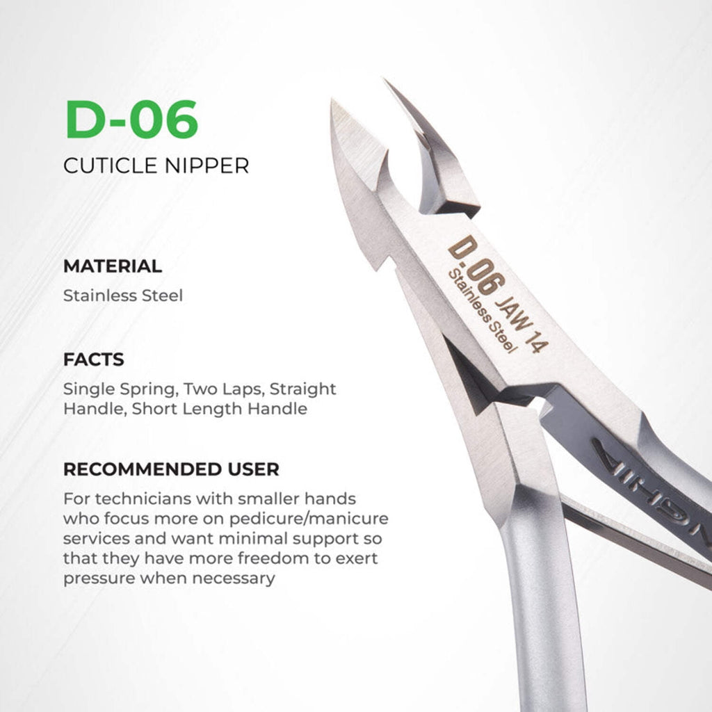Cuticle Nipper - D-06-14 (Stainless Steel)